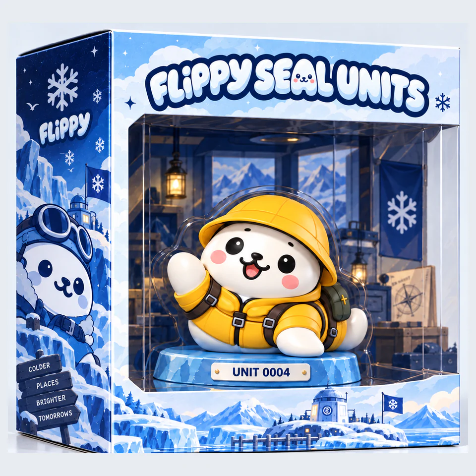 Flippy Seal Units 0004 Ice Explorer collectible figure