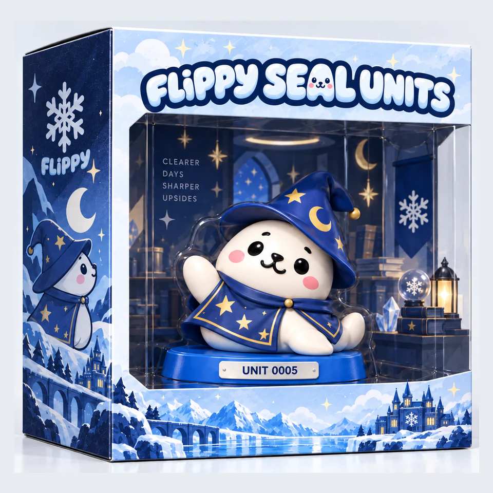 Flippy Seal Units 0005 Frost Wizard collectible figure